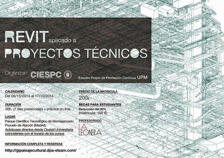 Formación continua UPM - REVIT aplicado a proyectos técnicos