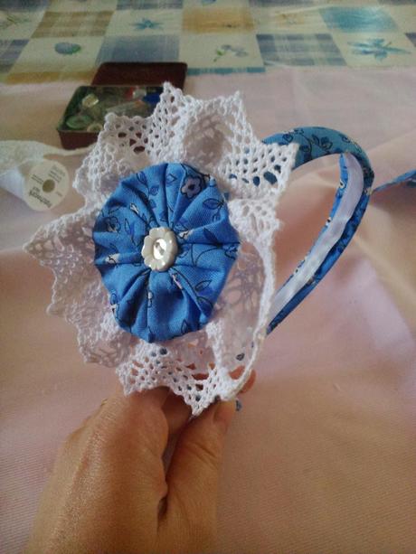 TUTURIAL ELABORACION DIADEMA FORRADA EN TELA