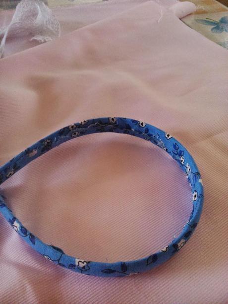 TUTURIAL ELABORACION DIADEMA FORRADA EN TELA