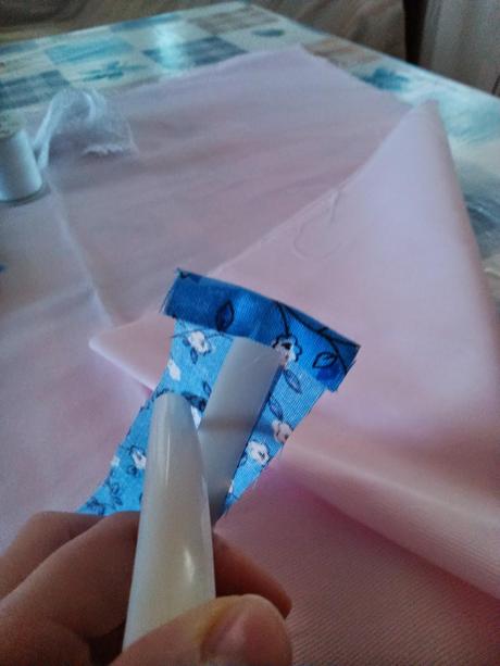 TUTURIAL ELABORACION DIADEMA FORRADA EN TELA