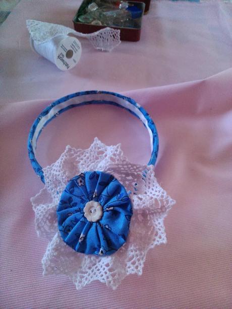 TUTURIAL ELABORACION DIADEMA FORRADA EN TELA