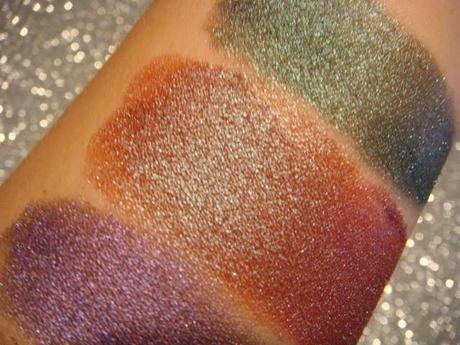 Swatches Sombras Minerales ChriMaLuxe Minerals