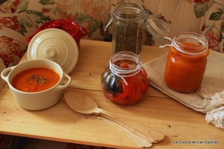 Salsa de Tomate Frito y Pimientos Asados de la Huerta de Luis