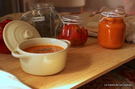 Salsa de Tomate Frito y Pimientos Asados de la Huerta de Luis