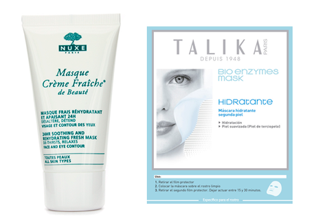 Mascarillas: Nuxe y Talika