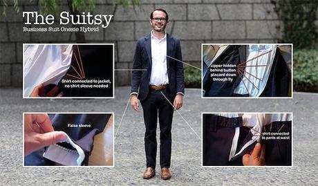 The Suitsy, el traje de una pieza que ofrece la comodidad de un pijama.