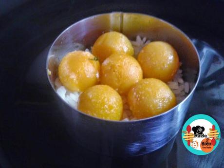 Tibal de arroz con  merluza