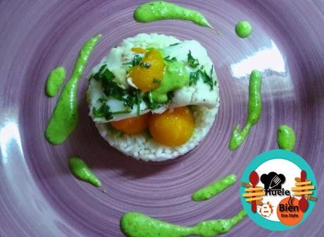 Tibal de arroz con  merluza