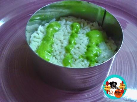Tibal de arroz con  merluza
