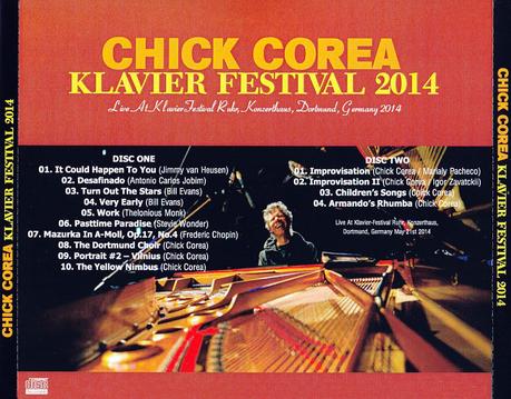 CHICK COREA: Solo Piano, Klavier Festival 2014