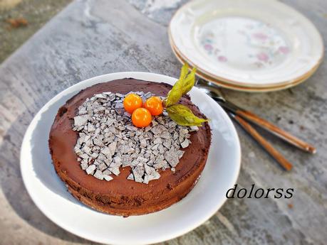 Tarta de chocolate y trufa