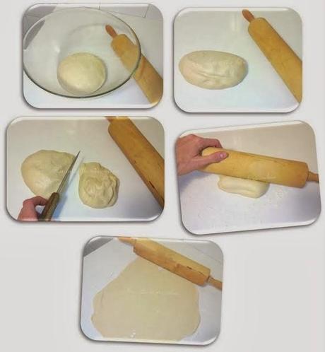 Empanada de boletus, lacón y trigueros