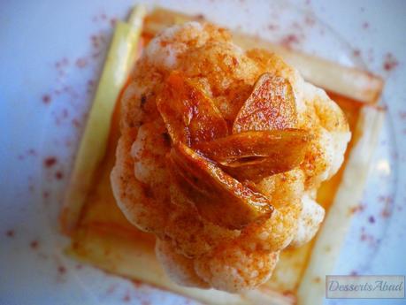 Pastel de coliflor aliñada