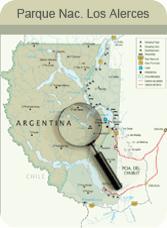 parque nacional los alerces mapa