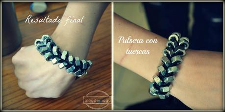 ♔ DIY - Pulsera con tuercas / friDIY ☆