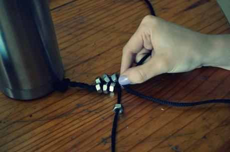 ♔ DIY - Pulsera con tuercas / friDIY ☆