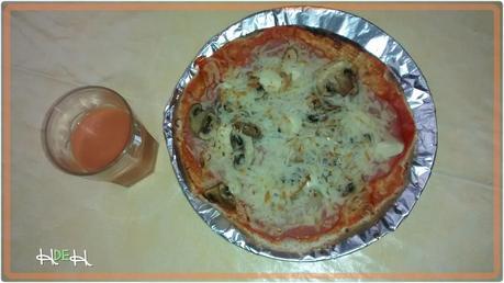 RECETA: Pizza facil y mega sanota RECETA: Pizza facil y mega sanota