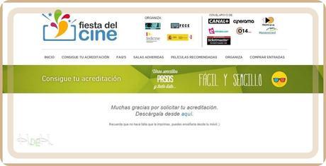 Vuelve LA FIESTA DEL CINE Vuelve LA FIESTA DEL CINE