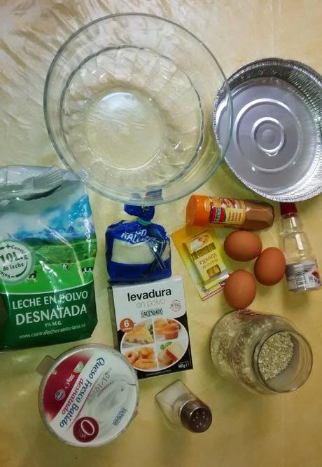 RECETA: Bizcocho de salvado de avena fitness/healthy