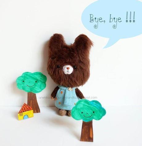 osita de peluche hecha a mano anekka osito de peluche marron
