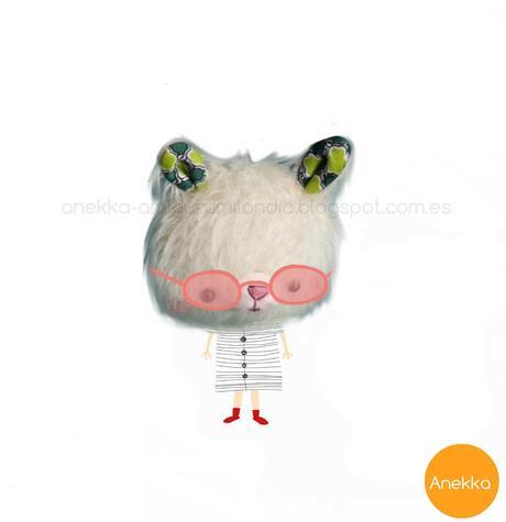 osito de mohair anekka muñeca de mohair amigurumi