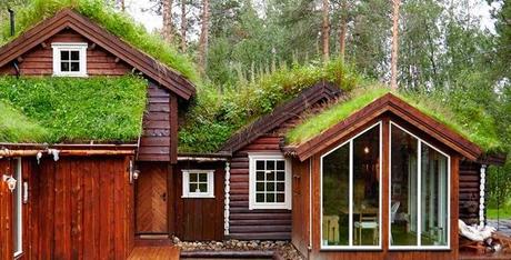 Casa de Techos Verdes en Noruega