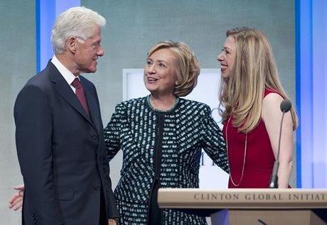 Chelsea Bill y Hillary Clinton