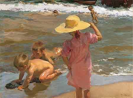 'Niños a la orilla del mar', 1903. Joaquín Sorolla