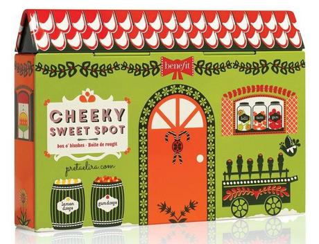 nuevo set de Benefit para navidad;  Cheeky Sweet Spot Box 'o Blushe