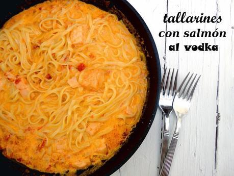 Tallarines con Salmón al Vodka