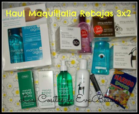 Haul Rebajas Maquillalia 3x2 (3ª semana) Especial Ziaja.