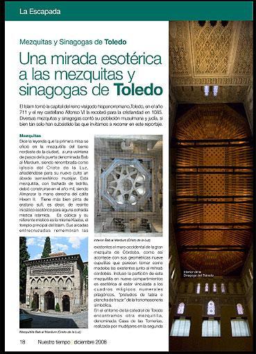 Ujna Mirada Esotérica a Mezquitas y Sinagogas en la mágica Toledo
