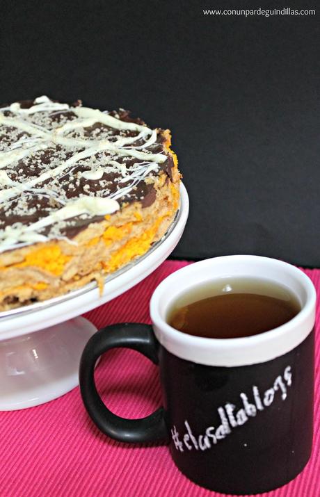 #Asaltablogs, tarta de zanahoria y chocolate con su croquetizacion
