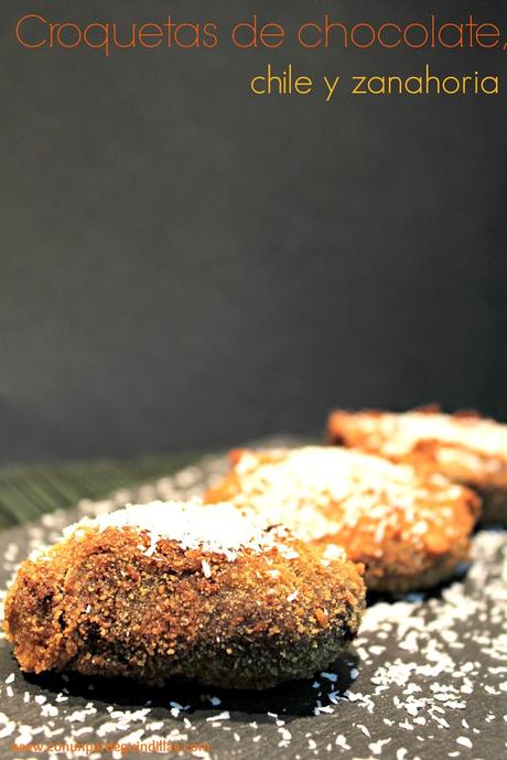 #Asaltablogs, tarta de zanahoria y chocolate con su croquetizacion