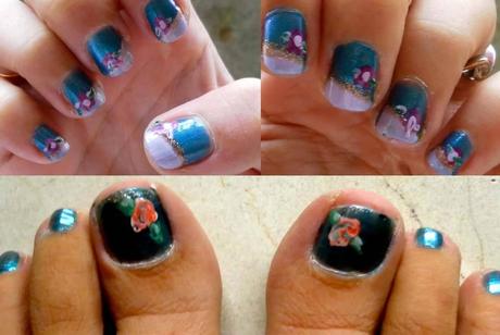 manicura, nail art, nailart, manicura flor, manicura rosa, punteros, esmaltes para nail art, manicura solo yo