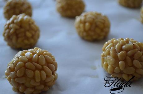 Panellets antes de hornear