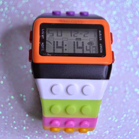 reloj piezas lego