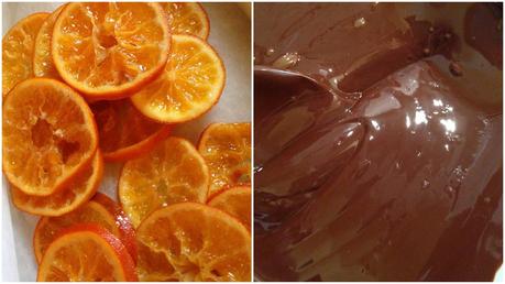 Mandarinas Confitadas con Chocolate y Ron Montero. Reto El Asaltablos.