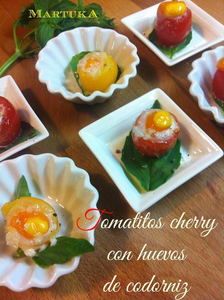 Tomatitos Cherry Con Huevos De Codorniz