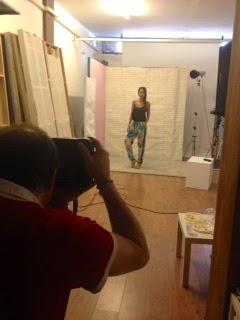 Shooting a new fashion lookbook Spring-Summer  2015