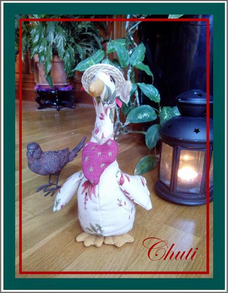 Costurero bombonera, oca sujeta puertas y llaveros