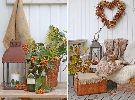 El otoño inspira a los interiores inspiración otoñal deco