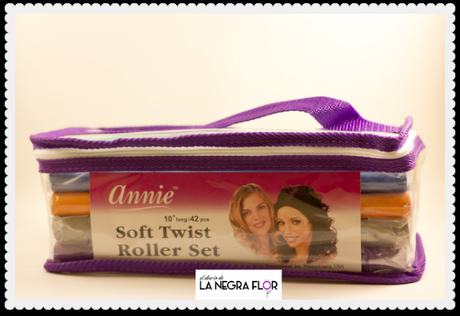 Flexi rods para el pelo afro.