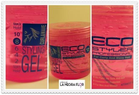 EcoStyler gel para cabellos ondulados y rizados.