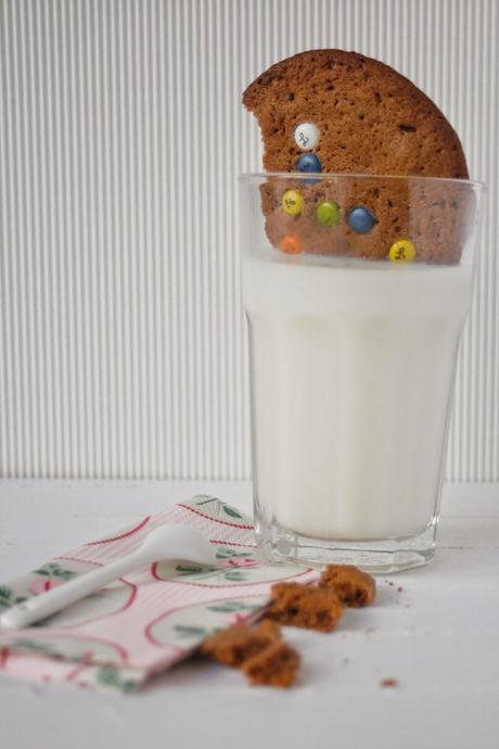 Galletas de chocolate y lacasitos