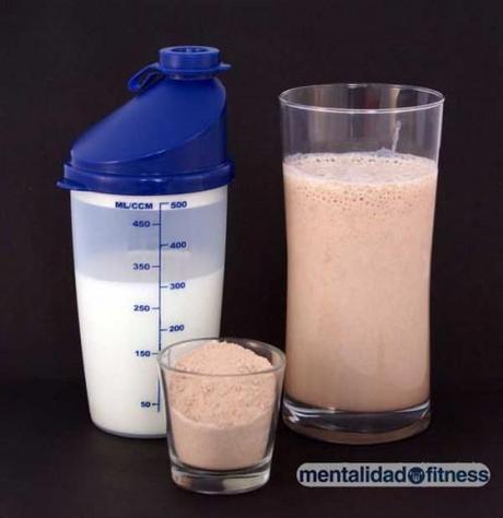Mezclador de proteínas con leche