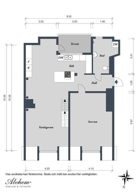 soluciones almacenaje cocina decoración nórdica escandinava decoración nórdica decoración estudio en buhardilla decoración en gris y blanco decoración cocinas modernas gris decoración aticos duplex nordicos blog decoracion interiores 