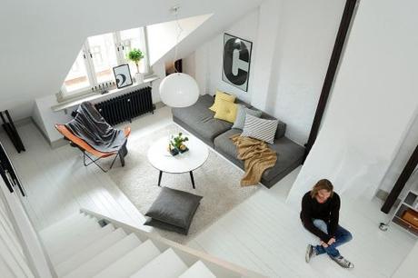 soluciones almacenaje cocina decoración nórdica escandinava decoración nórdica decoración estudio en buhardilla decoración en gris y blanco decoración cocinas modernas gris decoración aticos duplex nordicos blog decoracion interiores 