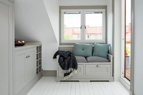 soluciones almacenaje cocina decoración nórdica escandinava decoración nórdica decoración estudio en buhardilla decoración en gris y blanco decoración cocinas modernas gris decoración aticos duplex nordicos blog decoracion interiores 