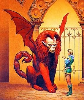 Seres mitológicos voladres #9 MANTÍCORA